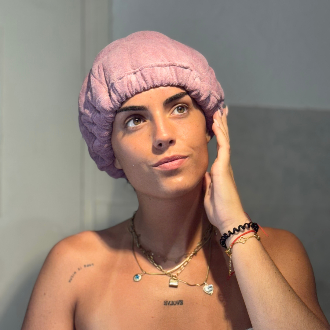 Bonnet de soin chauffant