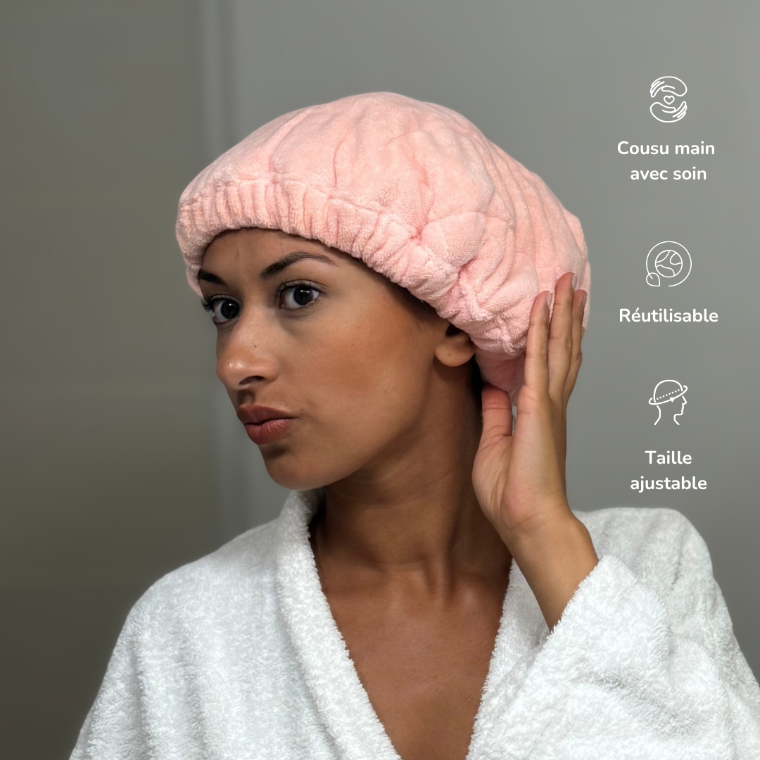 Bonnet de soin chauffant