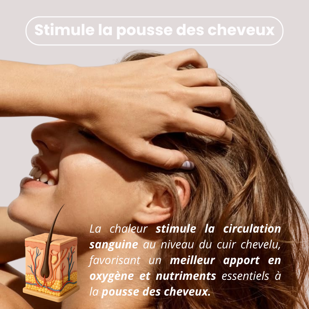 Bonnet de soin chauffant